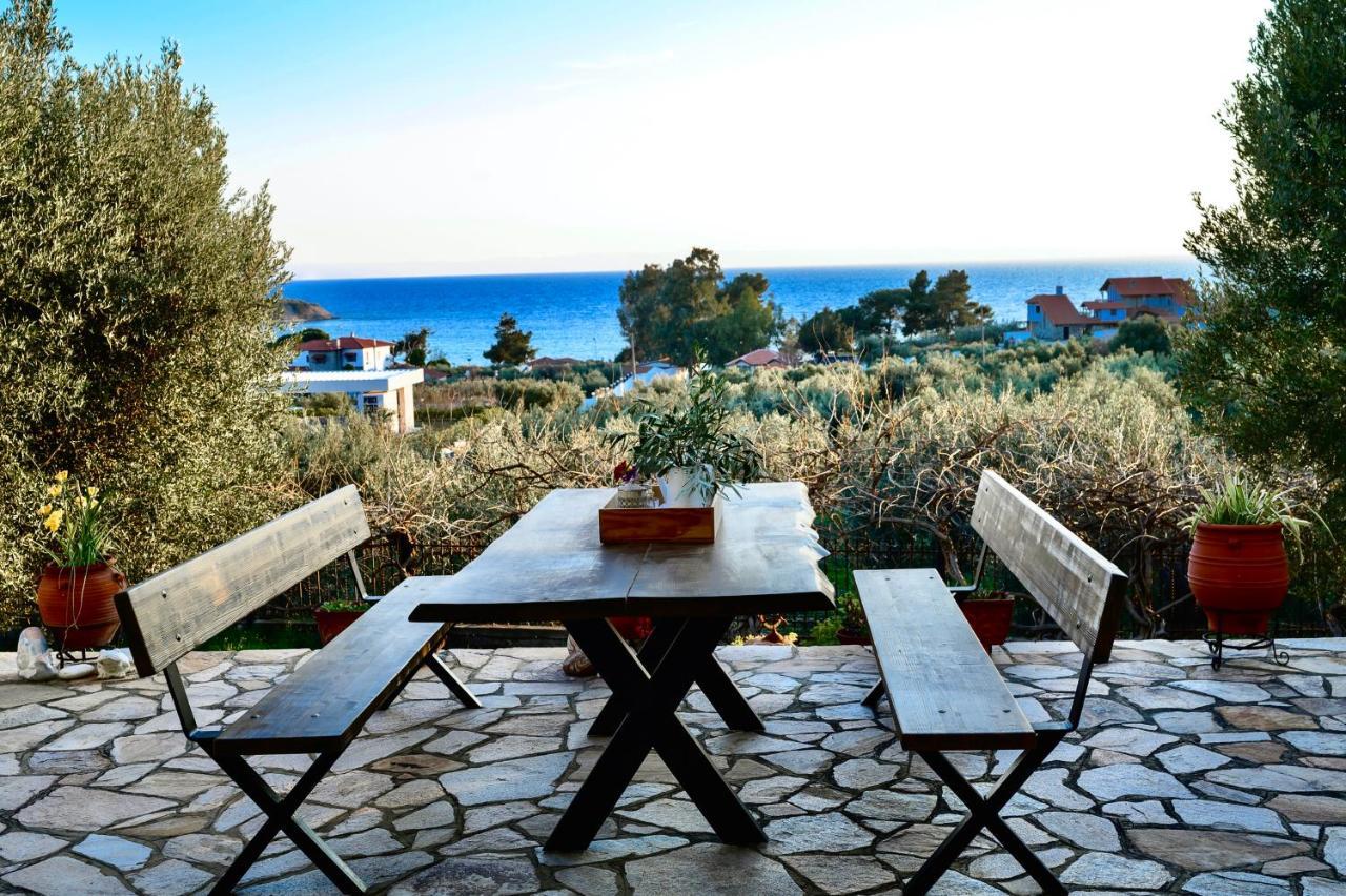 Kastri Treehouse Apartment Nikiti  Bagian luar foto